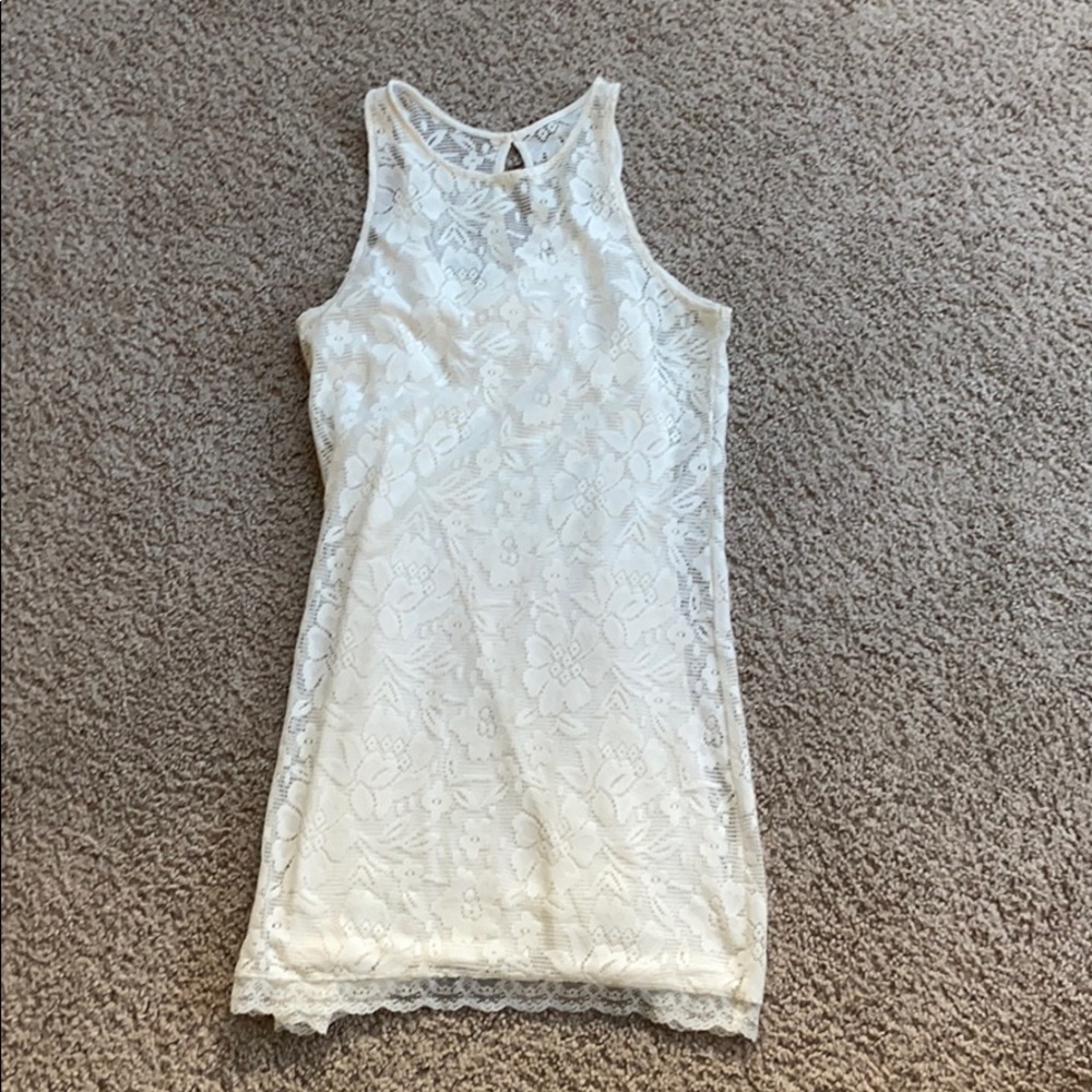 white dress